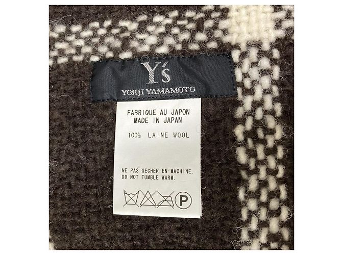 Autre Marque Yohji Yamamoto Karoschal mit Fransen - Ansicht 6