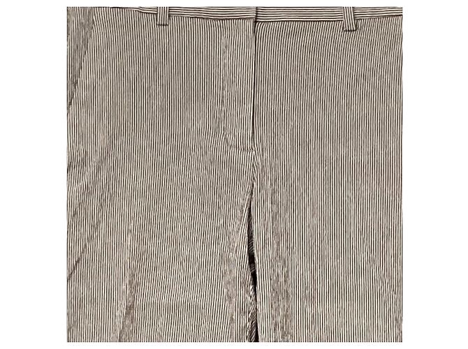 Theory CRISP SUCKER TREECA GZ Stripe Pants - vista 2