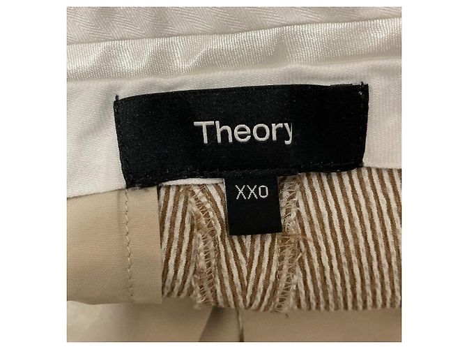 Theory CRISP SUCKER TREECA GZ Stripe Pants - vista 4