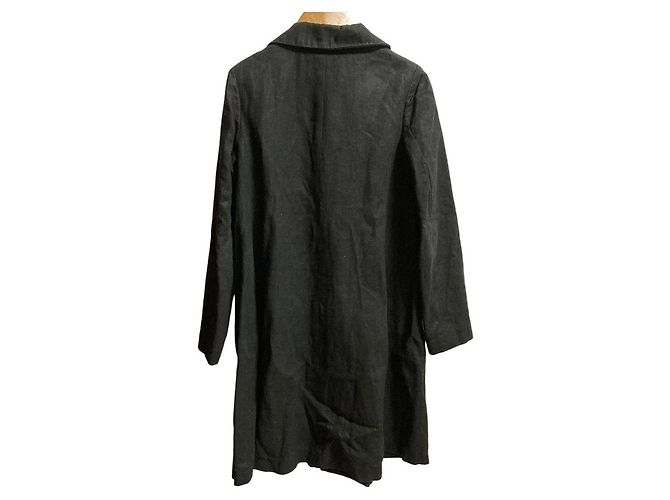 Comme des Garcons Comme des Garcons Abrigo de lino - vista 5
