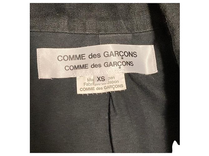 Comme des Garcons Comme des Garcons Abrigo de lino - vista 6