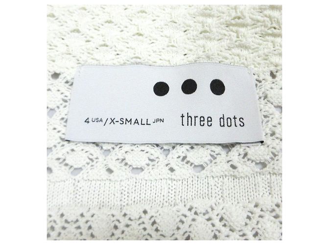 Autre Marque Chaqueta de crochet y encaje a rayas three dots - vista 9