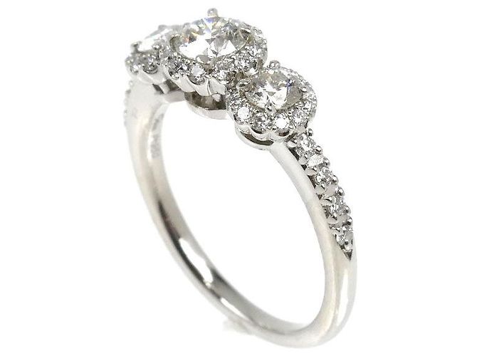 Autre Marque STAR JEWELRY Pt950 Platinring mit Diamant - Ansicht 2