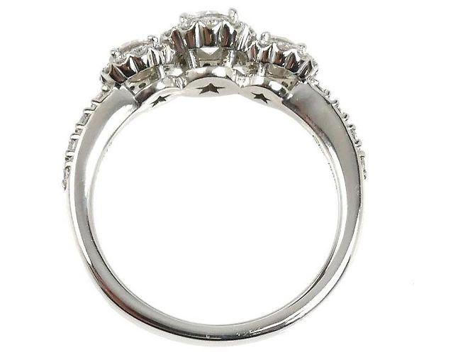 Autre Marque STAR JEWELRY Pt950 Platinring mit Diamant - Ansicht 4