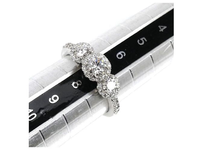 Autre Marque STAR JEWELRY Pt950 Platinring mit Diamant - Ansicht 6