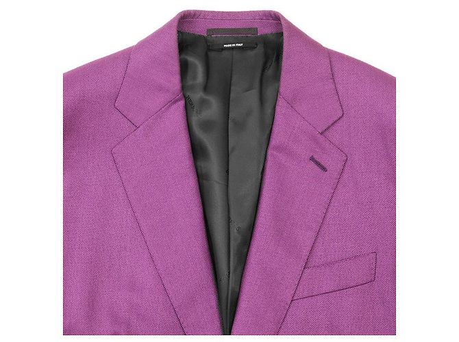 Chaqueta entallada Hermès de lana y seda 50 - vista 11
