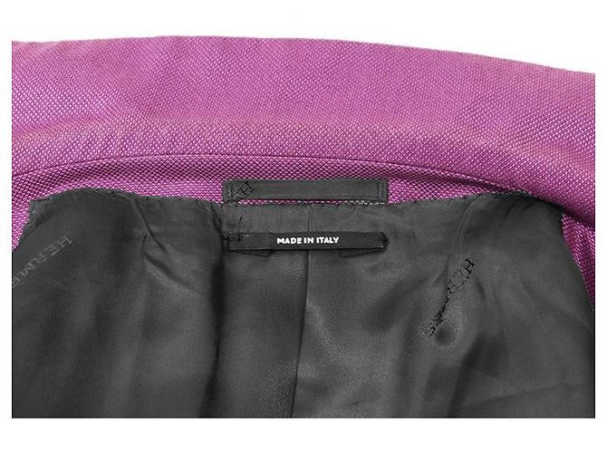 Chaqueta entallada Hermès de lana y seda 50 - vista 12
