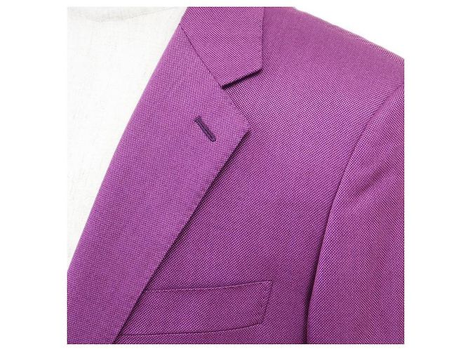 Chaqueta entallada Hermès de lana y seda 50 - vista 14