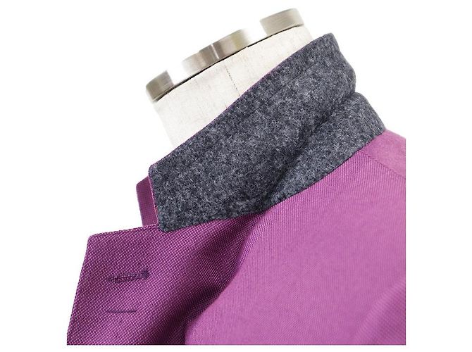 Chaqueta entallada Hermès de lana y seda 50 - vista 5