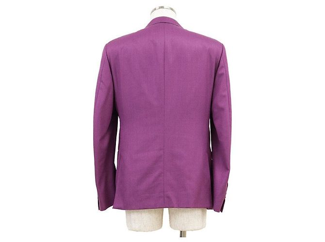 Chaqueta entallada Hermès de lana y seda 50 - vista 6