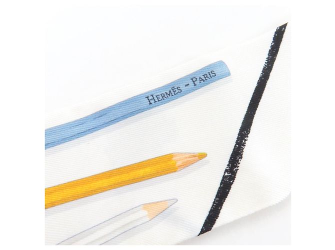 Lenço de seda Hermès A Vos Crayons - vista 6