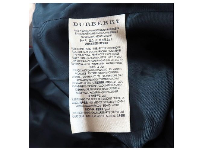 Abrigo de lana BURBERRY - vista 8