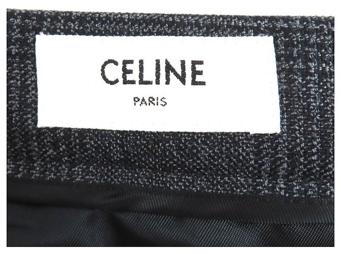 Céline CELINE Plisseerock Wollrock - Ansicht 5