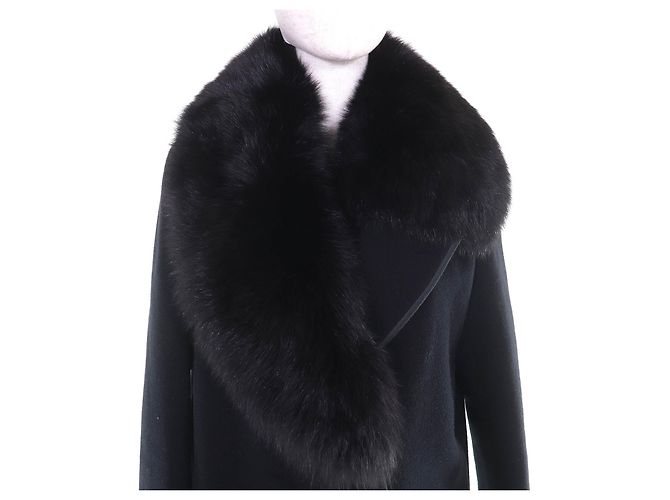 Abrigo Fendi Chester 100% Wool con piel de zorro - vista 4