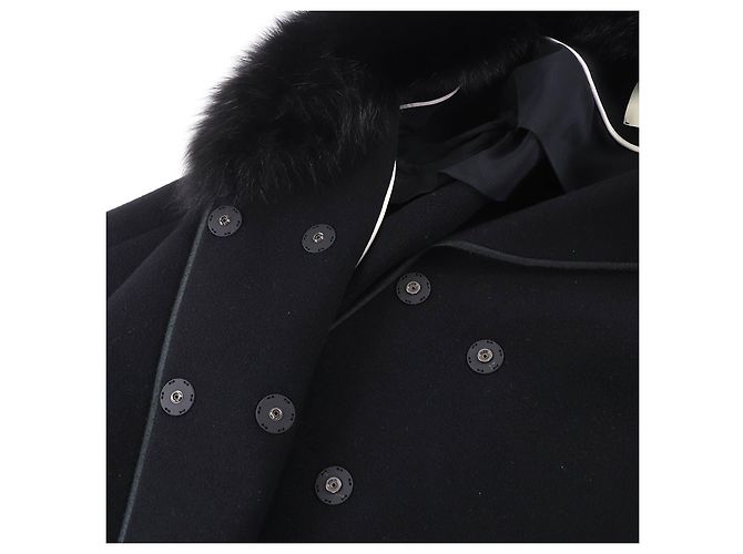 Abrigo Fendi Chester 100% Wool con piel de zorro - vista 5