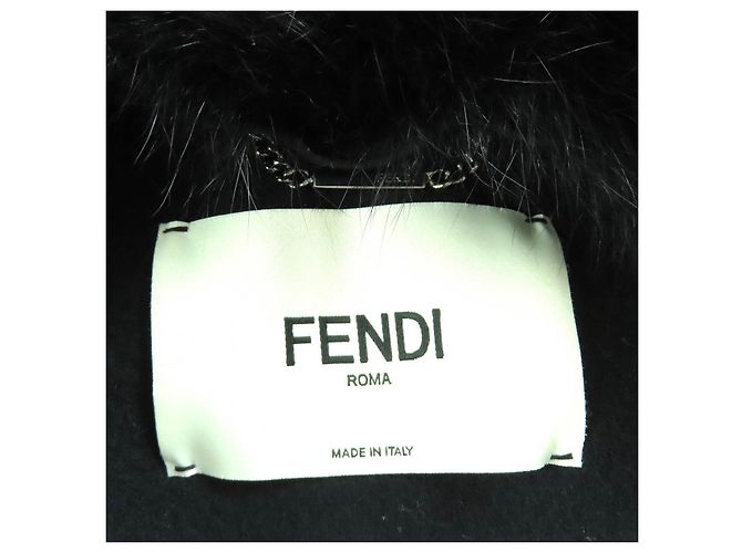 Abrigo Fendi Chester 100% Wool con piel de zorro - vista 8