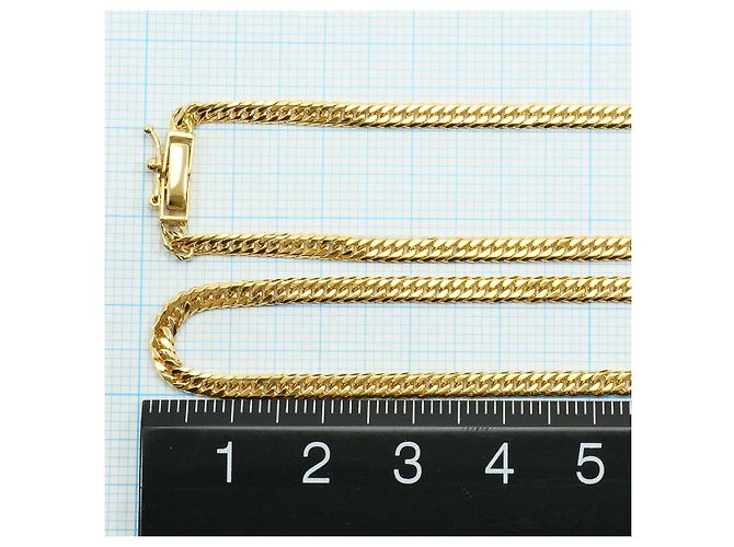 Autre Marque Collana a doppia catena a 6 lati Au750 45cm - vista 4