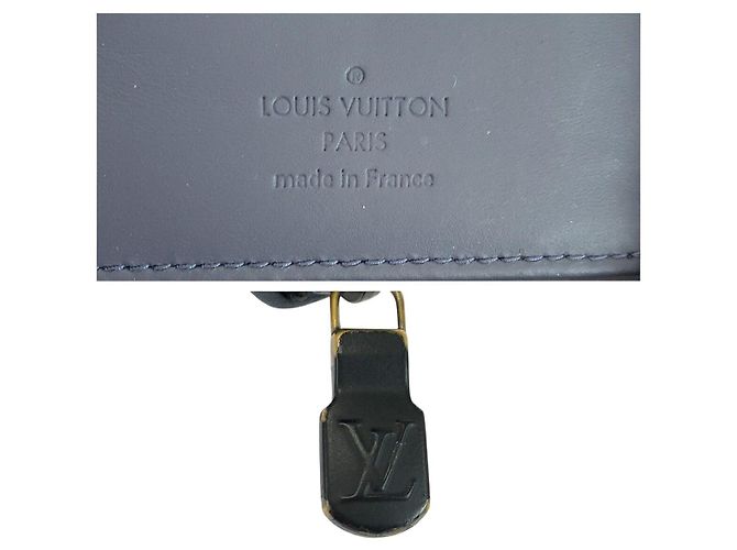 Cartera Larga Louis Vuitton Zippy Wallet Vertical Monogram Shadow de Piel de Becerro - vista 5