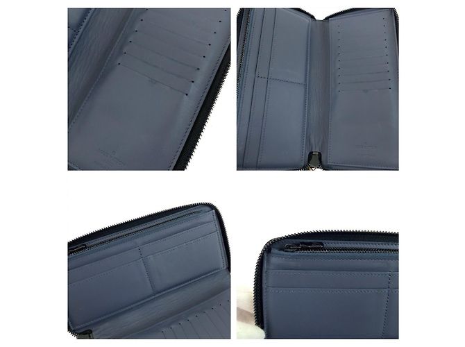 Cartera Larga Louis Vuitton Zippy Wallet Vertical Monogram Shadow de Piel de Becerro - vista 6