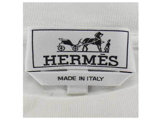 Hermès T-Shirt weiß Größe S - Ansicht 4