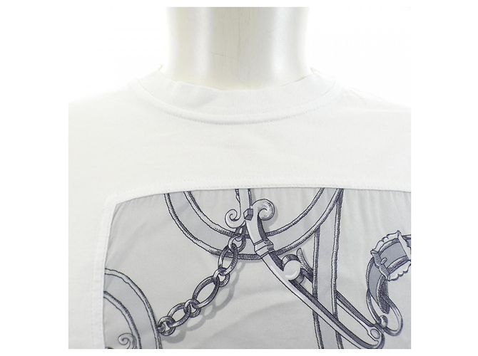 Hermès T-Shirt weiß Größe S - Ansicht 5