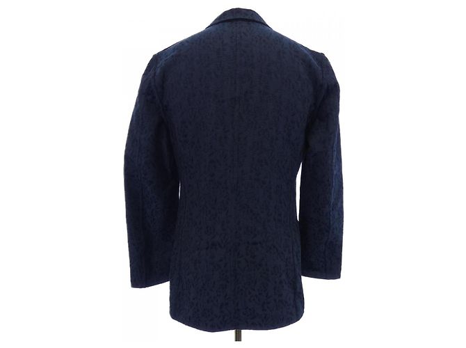 Chaqueta Hermès Negra Azul Marino - vista 2