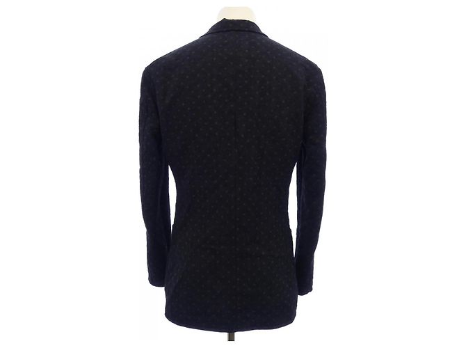 Chaqueta Hermès Negra Azul Marino - vista 8