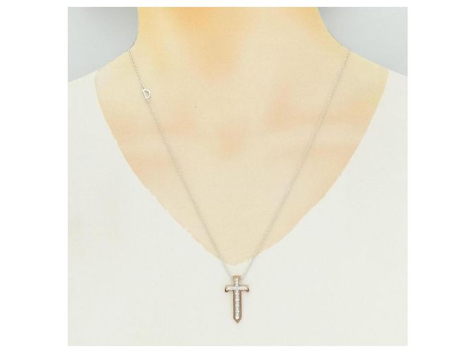Autre Marque Collana Damiani Spada Au750 Diamanti - vista 6