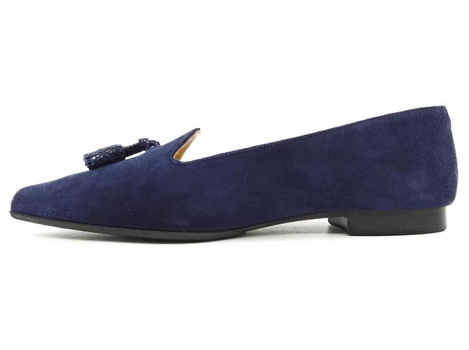 Autre Marque Sneakers Chatelles Blu Navy in Tessuto - vista 2