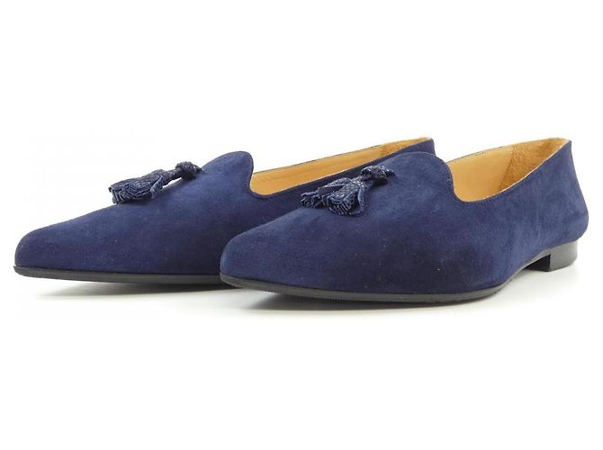 Autre Marque Sneakers Chatelles Blu Navy in Tessuto - vista 3