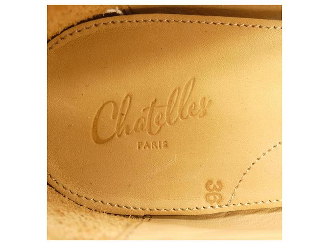 Autre Marque Sneakers Chatelles Blu Navy in Tessuto - vista 6