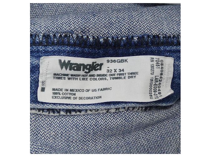 Autre Marque Jeans Wrangler Blu - vista 3