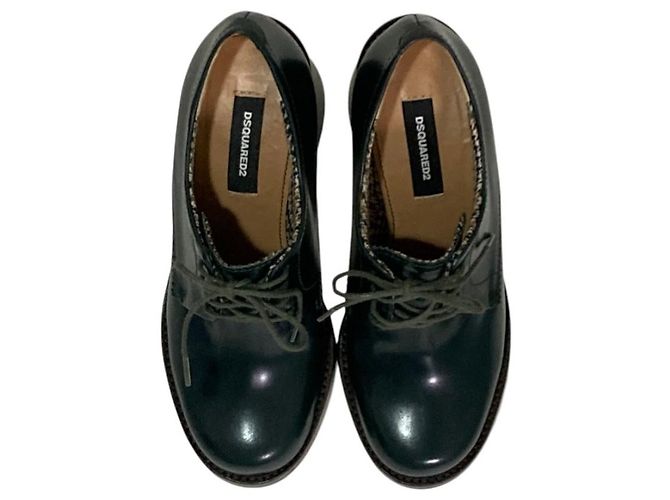 Dsquared2 Bottines à talons chunky et lacets - vue 5
