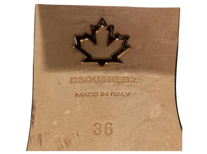 Dsquared2 Bottines à talons chunky et lacets - vue 8