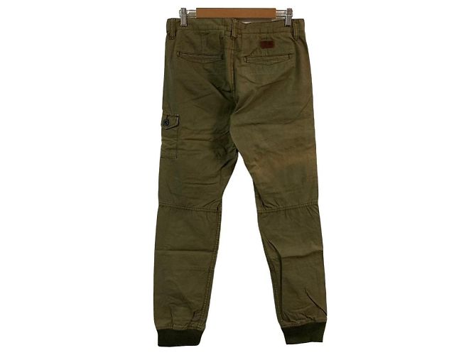 Autre Marque Pantaloni Cargo PRPS con orlo a coste in cotone - vista 2
