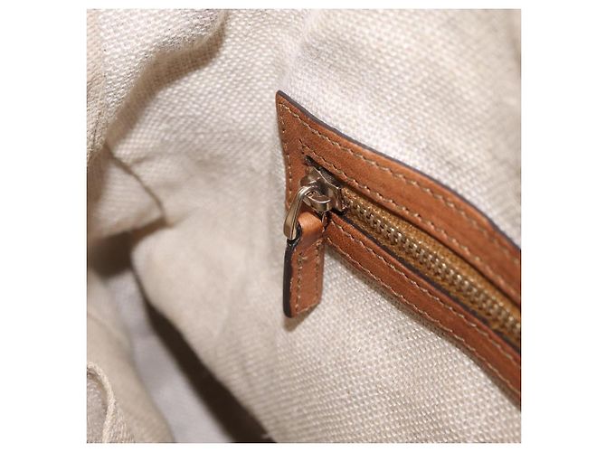 GUCCI Shoulder Bag Leather Brown Gold Tone 257026 - vista 22