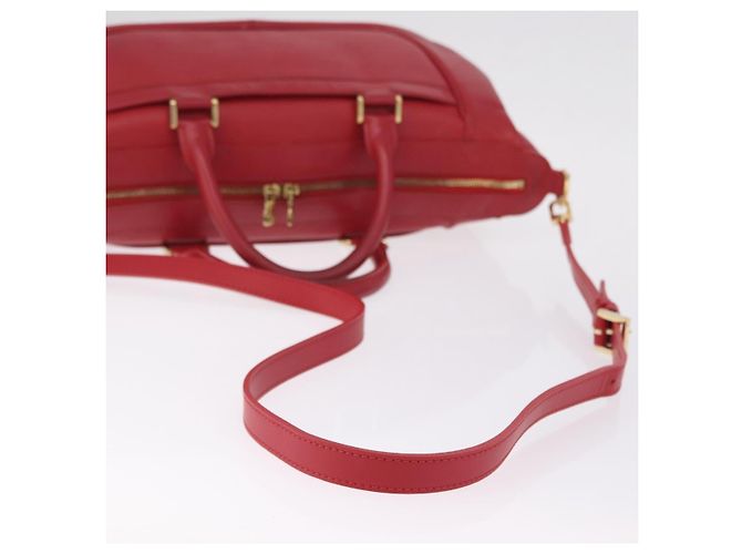 LOUIS VUITTON Epi Danura MM Hand Bag 2way Red LV - vista 10