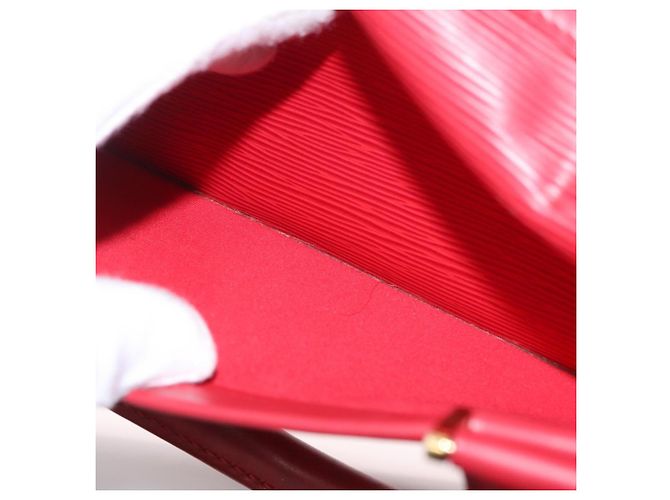 LOUIS VUITTON Epi Danura MM Hand Bag 2way Red LV - vista 26