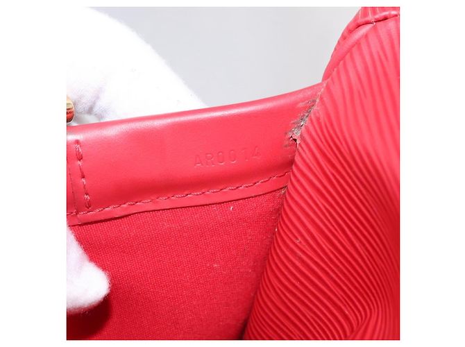 LOUIS VUITTON Epi Danura MM Hand Bag 2way Red LV - vista 27