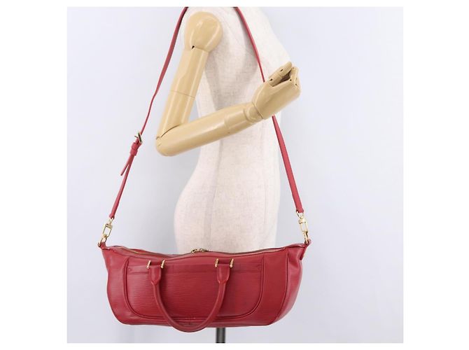 LOUIS VUITTON Epi Danura MM Hand Bag 2way Red LV - vista 28