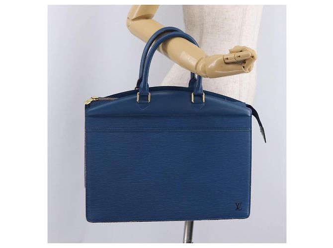 LOUIS VUITTON Epi Riviera Hand Bag Blue M48185 LV - vista 22
