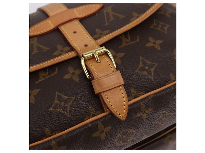 LOUIS VUITTON Monogram Saumur 30 Shoulder Bag M42256 LV - vista 17
