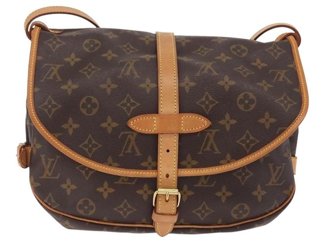 LOUIS VUITTON Monogram Saumur 30 Shoulder Bag M42256 LV - vista 3