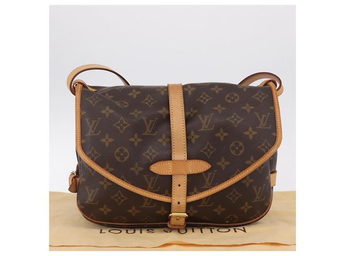 LOUIS VUITTON Monogram Saumur 30 Shoulder Bag M42256 LV - vista 35