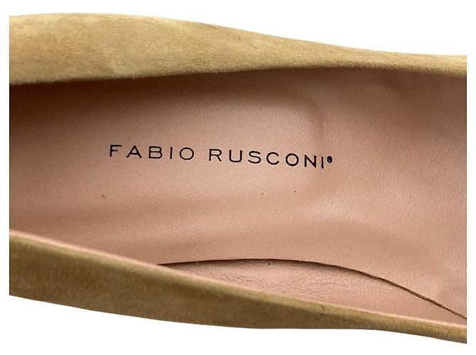 Autre Marque Décolleté con zeppa in camoscio Fabio Rusconi - vista 8