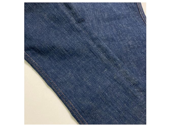 Autre Marque Pantalones Denim Slim de Algodón y Lino 45R - vista 11