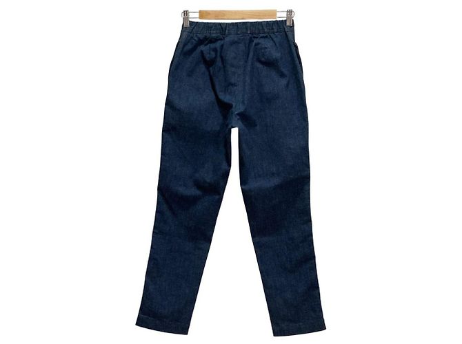 Autre Marque Pantalones Denim Slim de Algodón y Lino 45R - vista 2