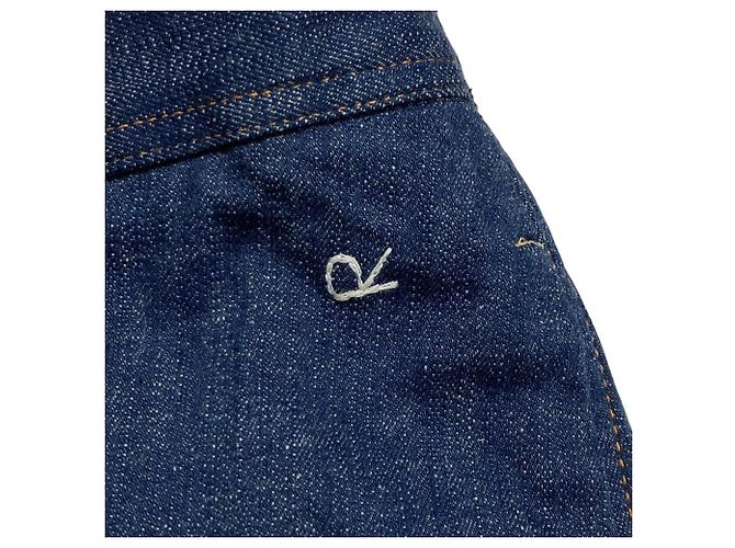 Autre Marque Pantalones Denim Slim de Algodón y Lino 45R - vista 4