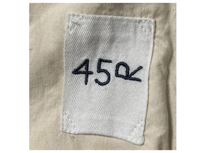 Autre Marque Pantalones Denim Slim de Algodón y Lino 45R - vista 5