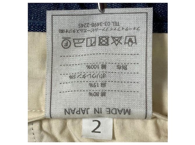 Autre Marque Pantalones Denim Slim de Algodón y Lino 45R - vista 7